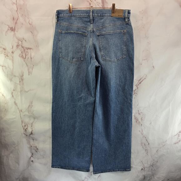 Madewell Denim - Madewell Jean Womens 31 Perfect Vintage Wide Leg High Rise Medium Wash